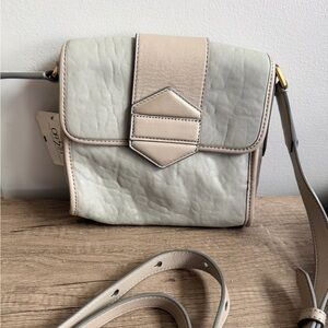 Marc By Marc Jacobs Cream and Tan Crossbody Bag